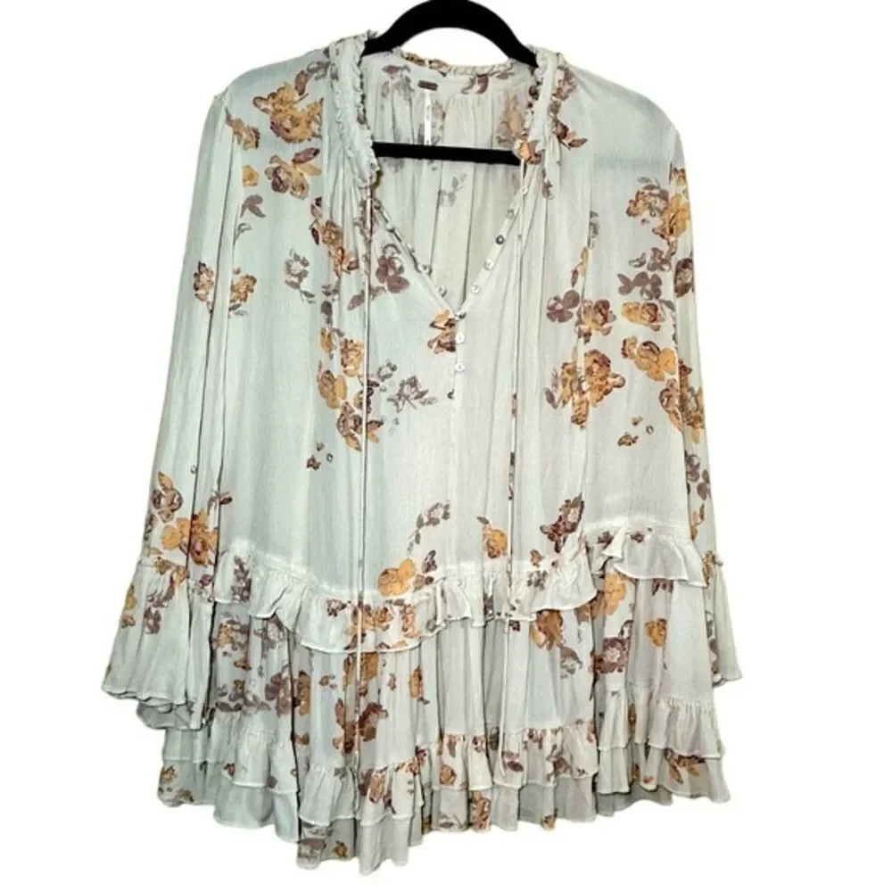 Free People Clover Field Tunic Boho Dress/Top Size Medium